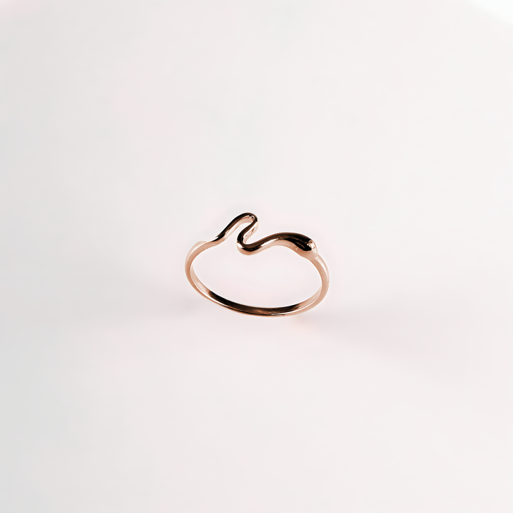 Gold Snake Ring | Timeless Elegance for Engagements & Special Occasions - Image 8