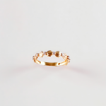 Seashell Symphony Gold Ring | Timeless Elegance for Engagements & Special Occasions