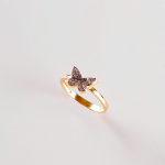 Elegant Butterfly Gold Ring | Timeless Elegance for Engagements & Special Occasions