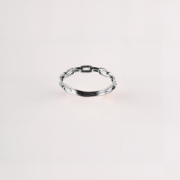 Elegant Gold Chain Ring | Minimalist Design & Perfect Gift for Engagements - Image 3