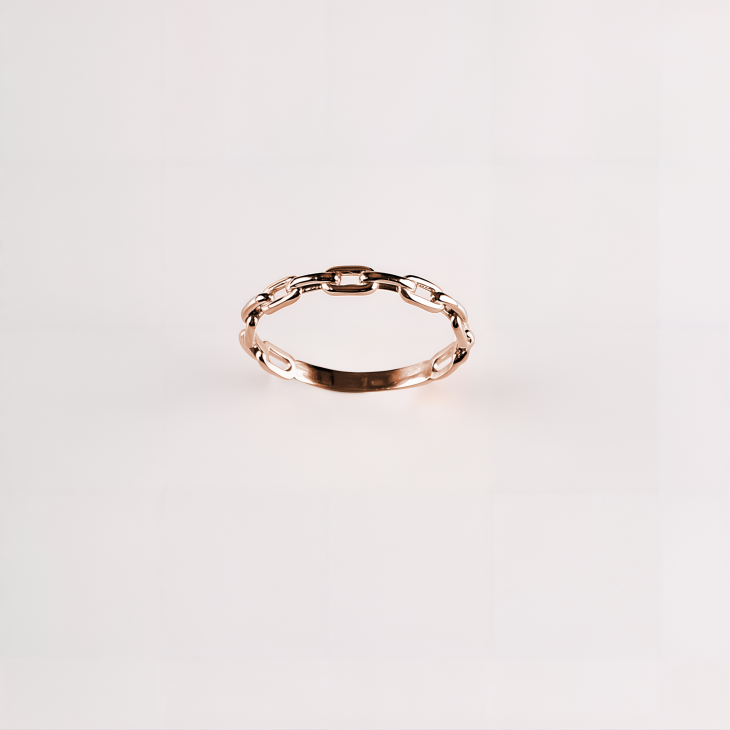 Elegant Gold Chain Ring | Minimalist Design & Perfect Gift for Engagements - Image 5