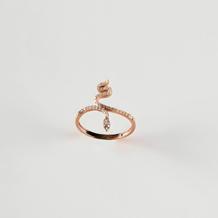 Gold Snake Ring | Timeless Elegance & Perfect Gift for Special Moments - Image 3