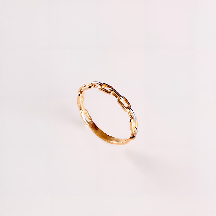 Elegant Gold Chain Ring | Minimalist Design & Perfect Gift for Engagements - Image 7