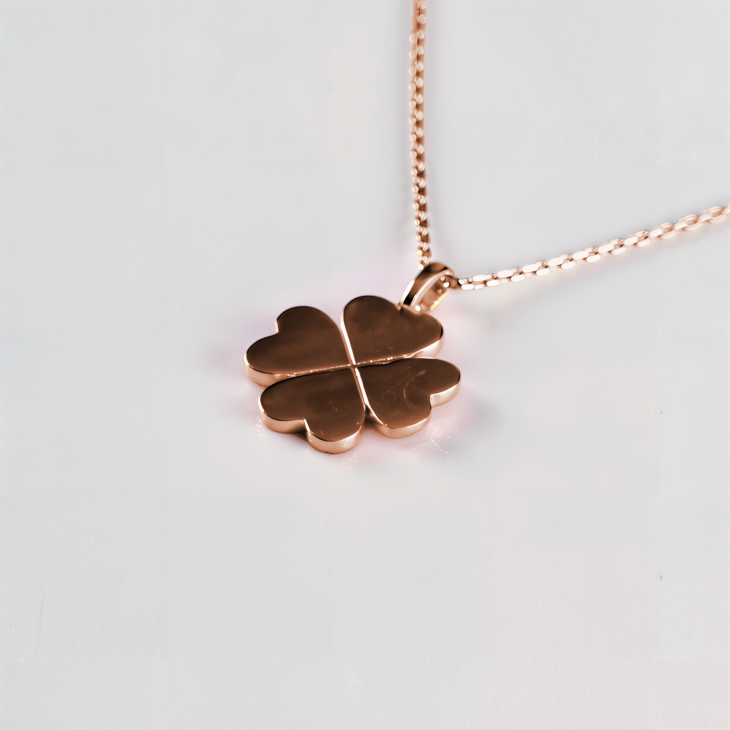 Clover Gold Necklace | Fashionable & Romantic Gift for Women & Girls - Image 7