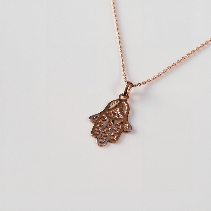 Gold Hamsa Hand Necklace | Timeless Elegance & Perfect Gift for Women - Image 2