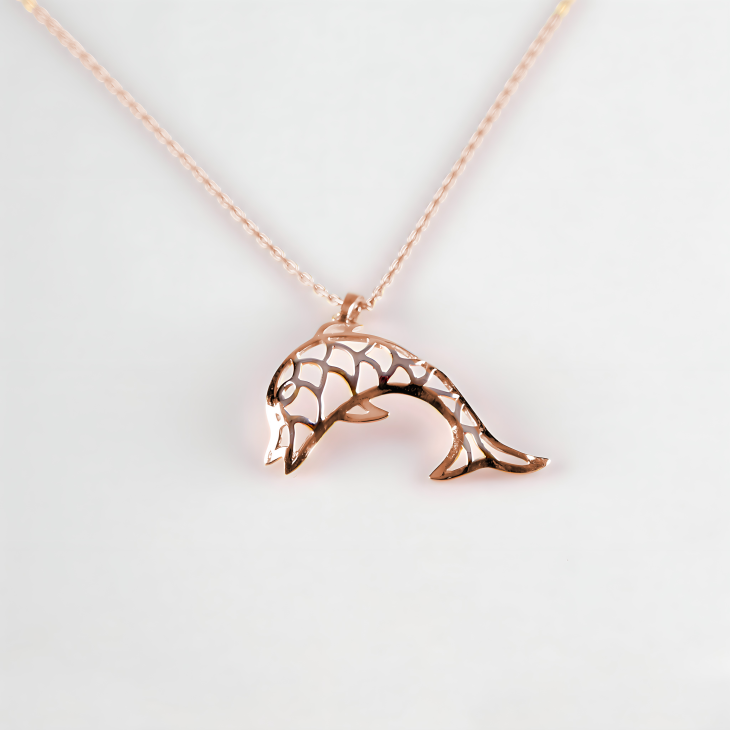 Gold Dolphin Necklace | Timeless Elegance & Perfect Gift for Women - Image 5