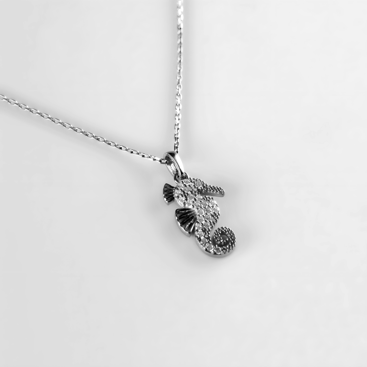 Gold Sea Horse Necklace | Timeless Elegance & Perfect Gift for Women - Image 5