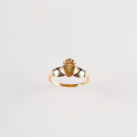14K Solid Gold Claddagh Ring | Timeless Symbol of Love & Commitment