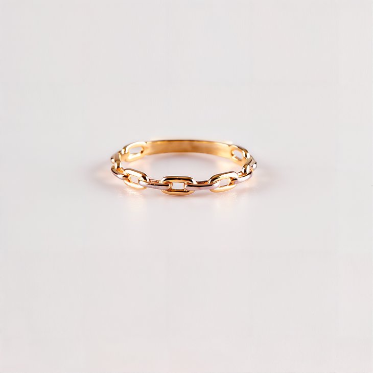 Elegant Gold Chain Ring | Minimalist Design & Perfect Gift for Engagements - Image 8
