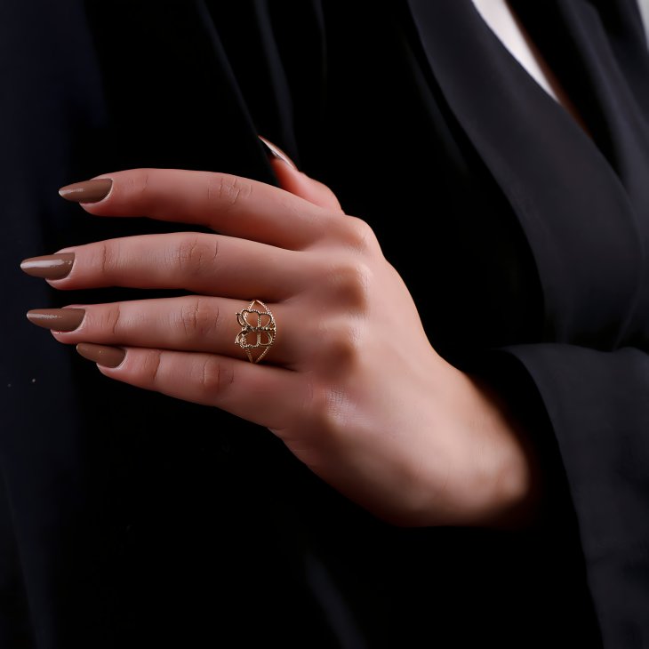 Gold Butterfly Ring | Elegant Handmade Design & Perfect Gift for Her - Image 4