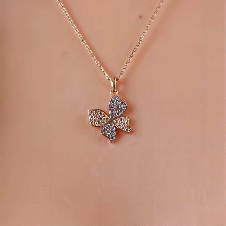 Gold Butterfly Necklace | Timeless Elegance & Perfect Gift for Women - Image 4