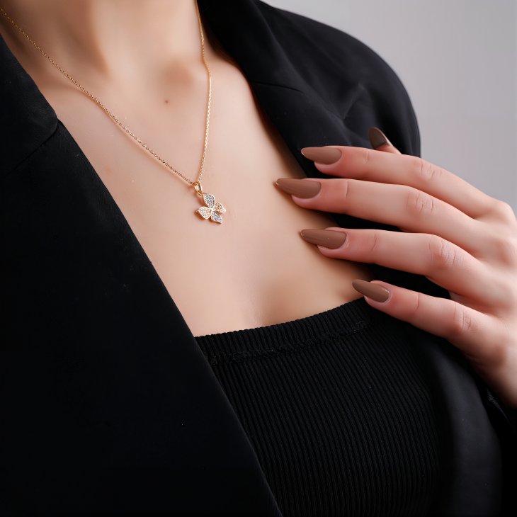 Gold Butterfly Necklace | Timeless Elegance & Perfect Gift for Women - Image 6