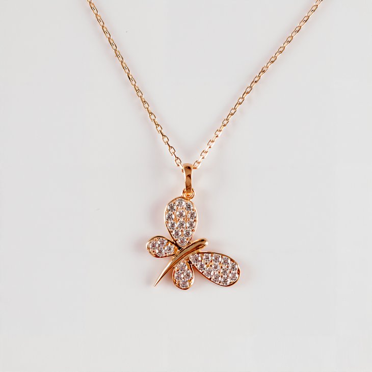 Gold Dragonfly Necklace | Timeless Elegance & Perfect Gift for Her - Image 3