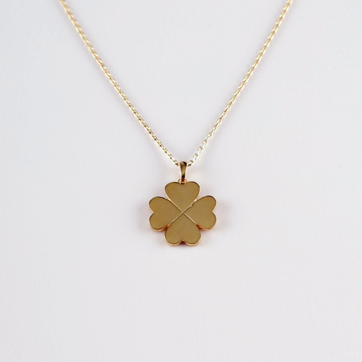 Clover Gold Necklace | Fashionable & Romantic Gift for Women & Girls - Image 5