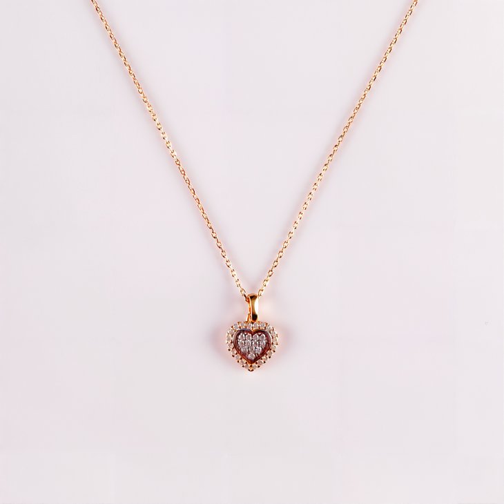 Heart Gold Necklace | Trendy & Romantic Gift for Women & Girls - Image 3