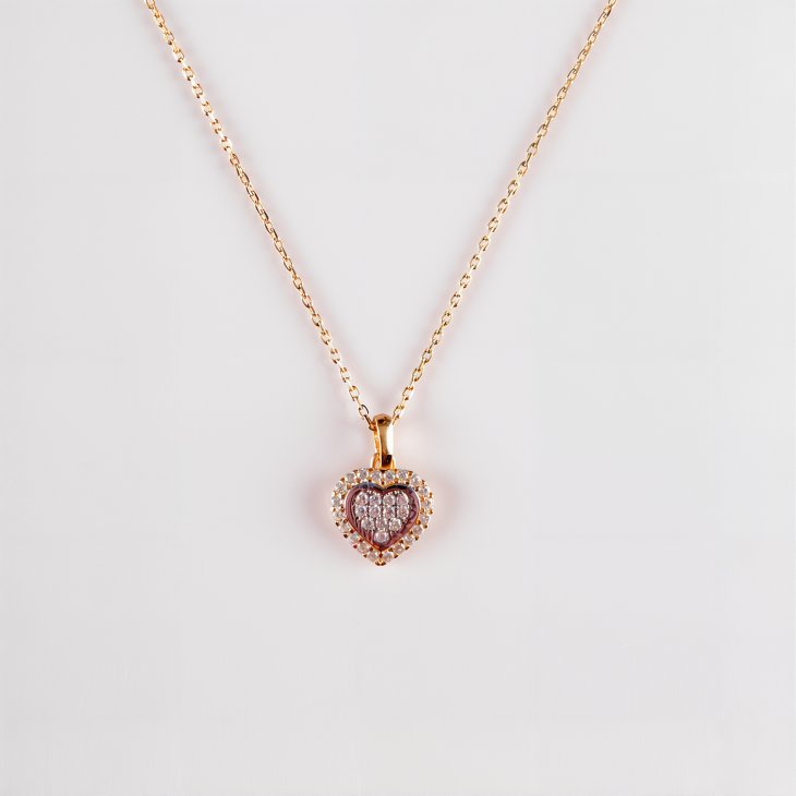 Heart Gold Necklace | Trendy & Romantic Gift for Women & Girls - Image 5