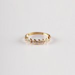 Herringbone Gold Ring | Timeless Elegance for Engagements & Special Occasions