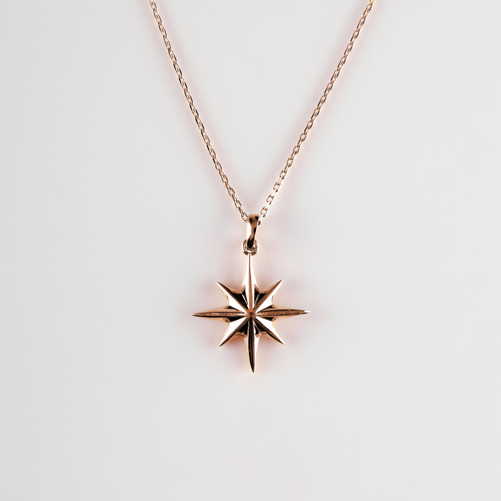 Gold Star Necklace | Minimalist North Star Design for Everyday & Special Occasions - Image 3