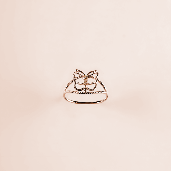 Gold Butterfly Ring | Elegant Handmade Design & Perfect Gift for Her - Image 7