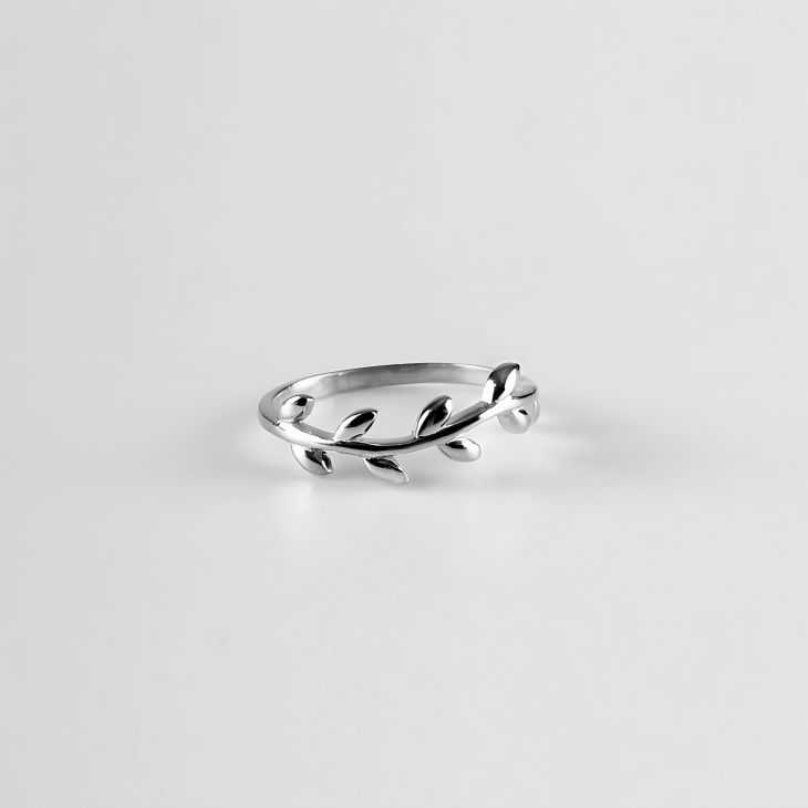 Gold Olive Leaf Ring | Timeless Elegance for Engagements & Special Days - Image 8