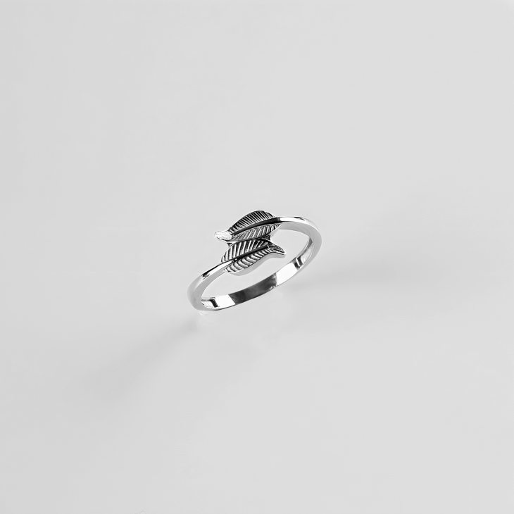 14K Solid Gold Leaf Ring | Timeless Elegance for Engagements & Special Days - Image 5
