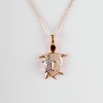 Solid Gold Turtle Necklace | Minimalist Design & Elegant Gift for Women
