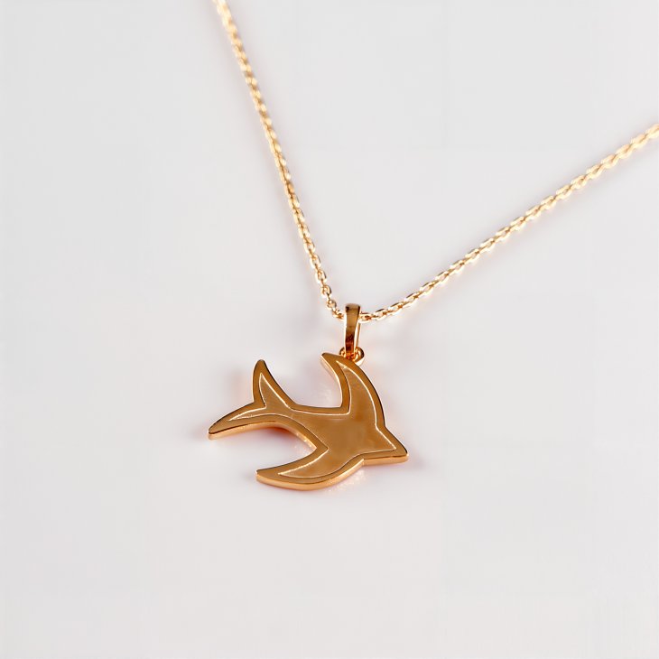 Gold Bird Necklace | Romantic & Fashionable Gift for Women & Girls